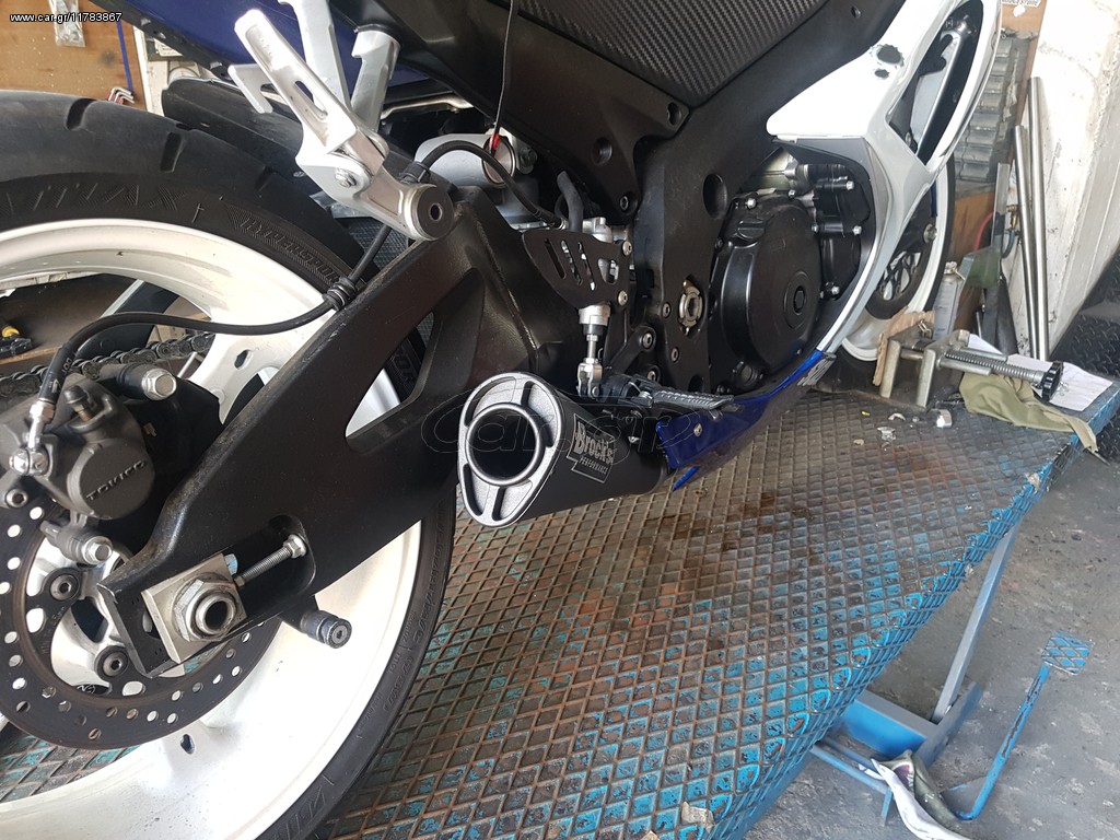 GSXR1000 K8 link pipe για brocks alien head - Image 3