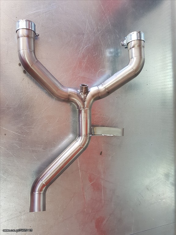 BMW R1150GS Y-pipe, de-cat pipe, cat eliminator pipe - Image 2
